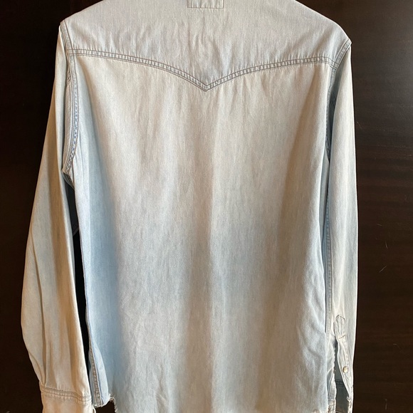 Saint Laurent light denim button up. Size M. - Picture 3 of 4